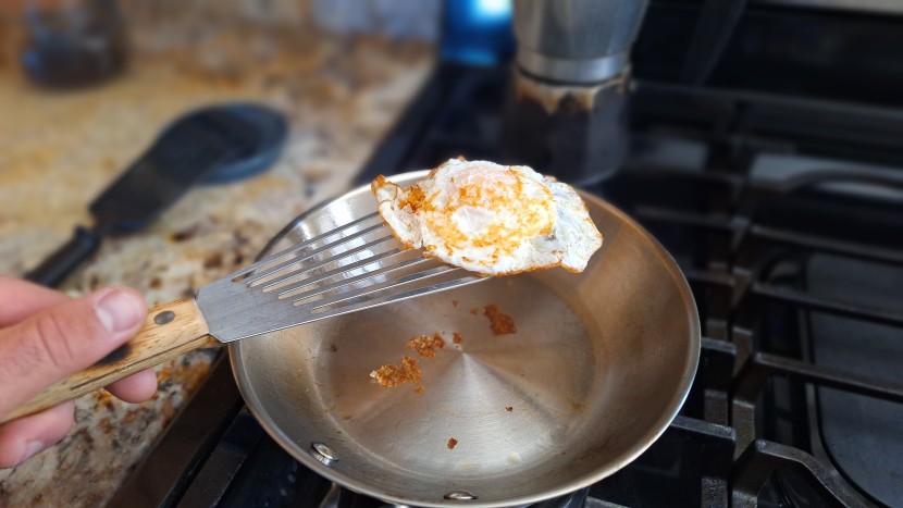 cookware set - getting to temp and a bit of oil are key when using stainless steel...