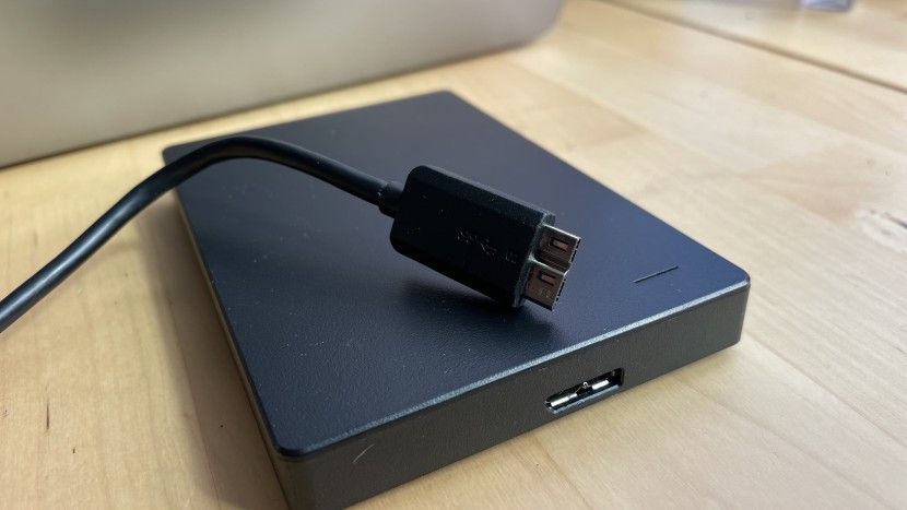 external hard drive - many external hard drives come with a micro-b end cable, which can...