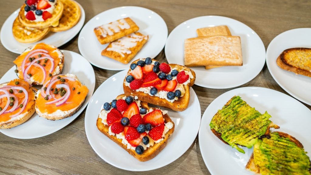 toaster - we ate a lot of delicious toasted carbs during this test.