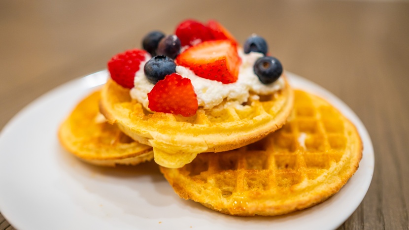 toaster - a well-toasted frozen waffle is crispy on the outside, evenly warm...