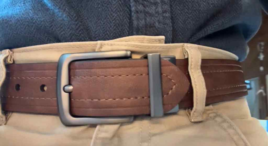 Golf Belt Buckle - Men's Ratchet Belt - Gunmetal, 1.5